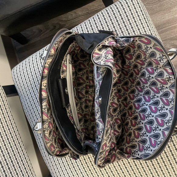 Betsey Johnson Black Quilted Satchel - Picture 3 of 4